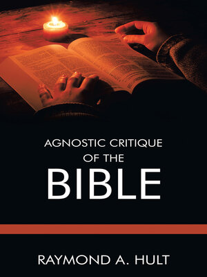 cover image of Agnostic Critique of the Bible